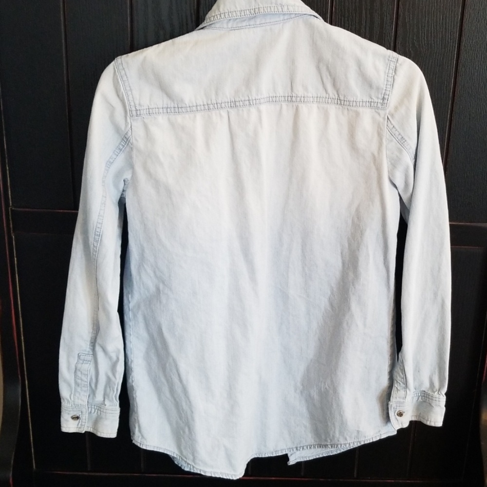 Denim Button Up - Picture 2 of 3